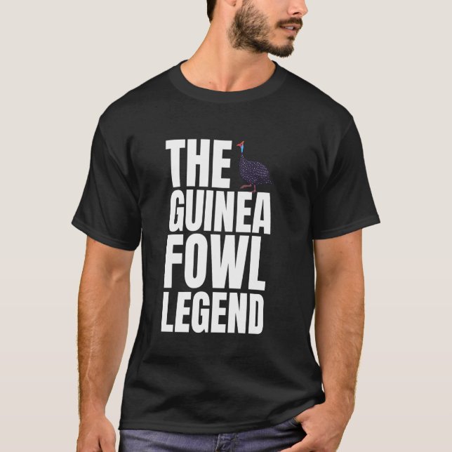 T-shirt La légende de la poule pintade (Devant)