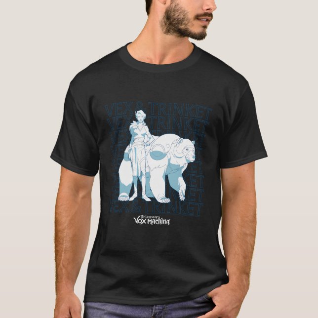 T-shirt La Légende De Vox Machina Vex Et Trinket (Devant)