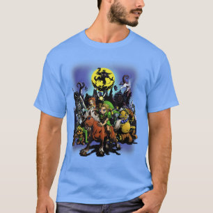 T-shirt La Légende de Zelda Majoras Mask Link Amis Pleine
