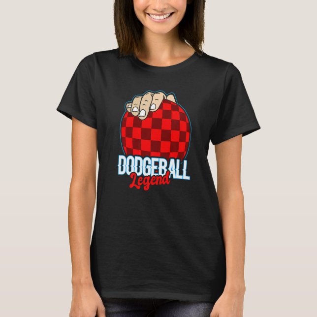 T-shirt La légende du Dodgeball pour Dodgeball et Dodgebal (Devant)