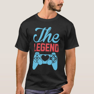 T-shirt La légende du jeu vidéo