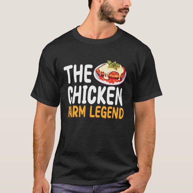 T-shirt La légende du poulet Parm (Devant)