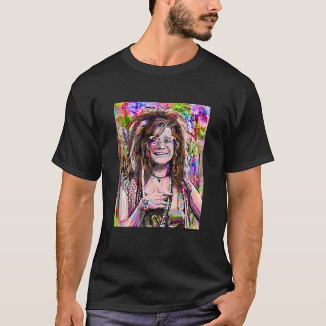 T-shirt La Légende Janis Hippie Joplin (Devant)