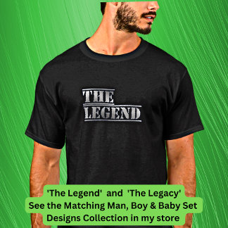 T-shirt La Légende Le Père Héritage Le Fils Qui Correspond
