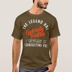T-shirt La Légende Prévoit Des Frais De Consultant À La Re