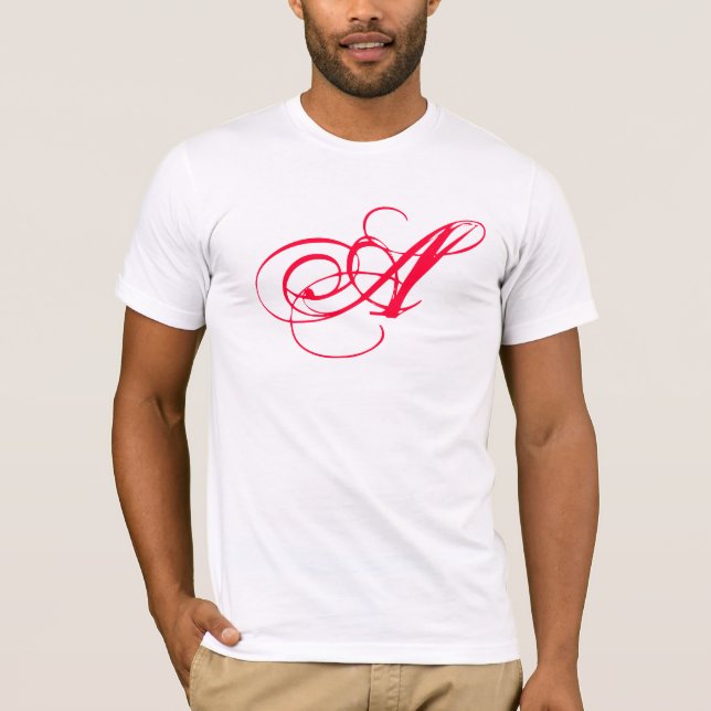 T-shirt La lettre d'écarlate (Devant)