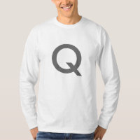 La lettre "Q" Long Sleeve Performance Shirt