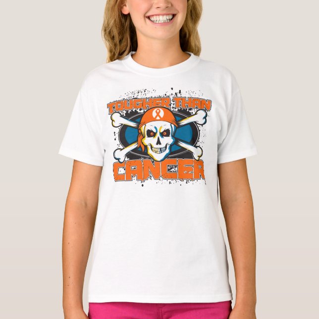 T-shirt La leucémie est plus dure que le crâne cancéreux (Devant)