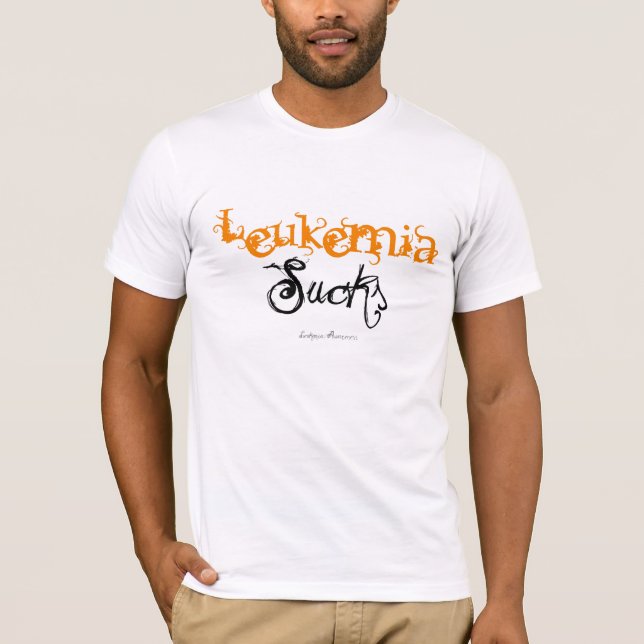 T-shirt La leucémie suce la pièce en t (Devant)