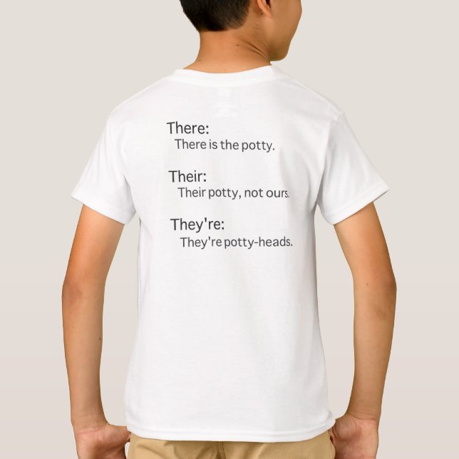 T-shirt Là Leur Ils Sont Chemise (Dos)