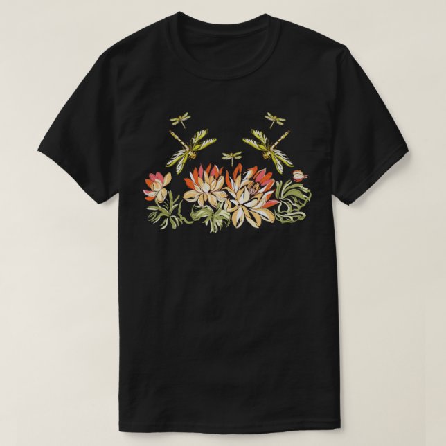 T-shirt La libellule cadeau nature (Design devant)