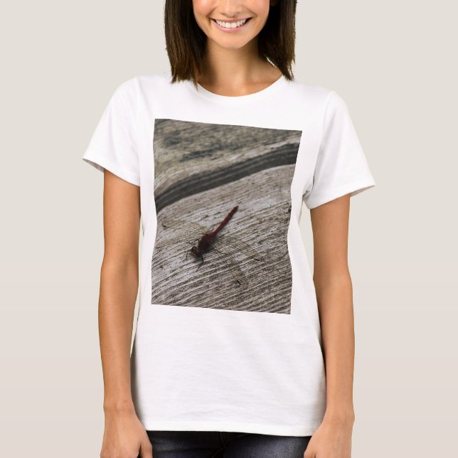 T-shirt La libellule rouge (Devant)