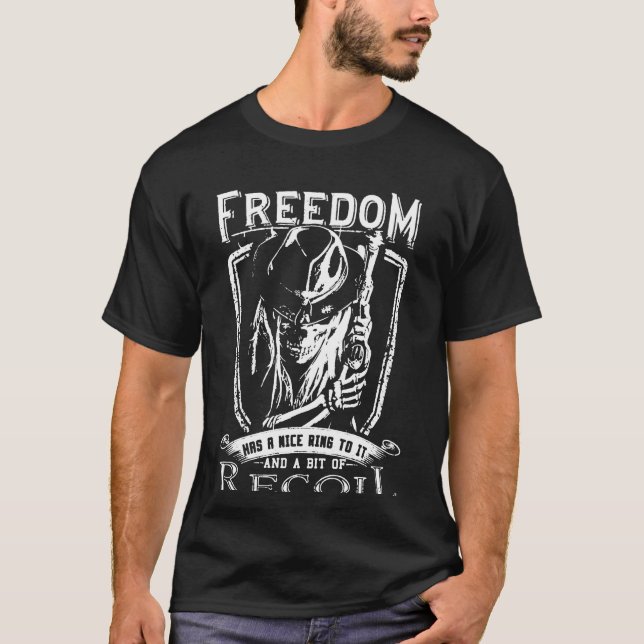 T-shirt La Liberté A Un Beau Ring Pour Elle (Devant)