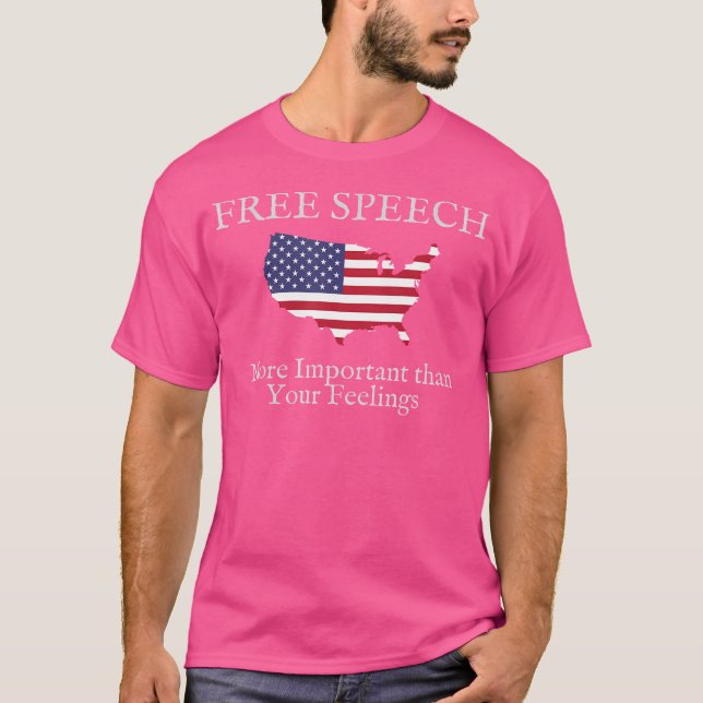 T-shirt La Liberté D'Expression Est Le Premier Amendement  (Devant)