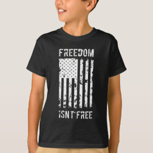 T-shirt La liberté n'est pas le drapeau américain patrioti