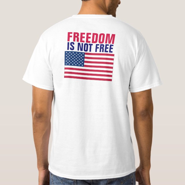 T-shirt La liberté n'est pas libre (Dos)