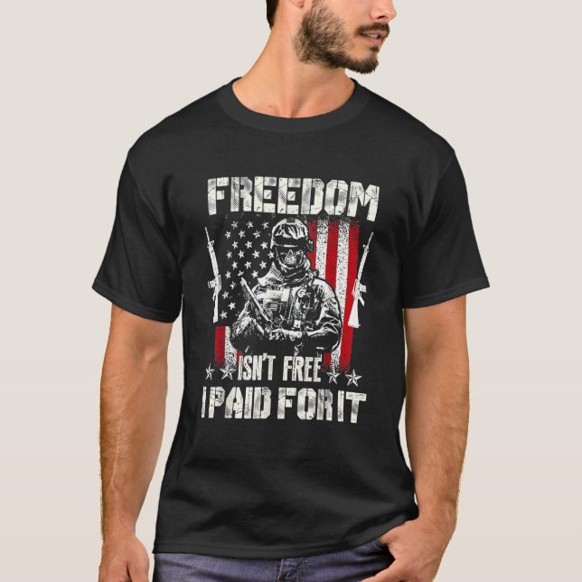 T-shirt La liberté n'est pas libre que j'aie payé pour le  (Devant)