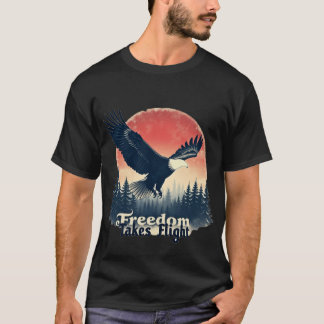 T-shirt La liberté prend son envol