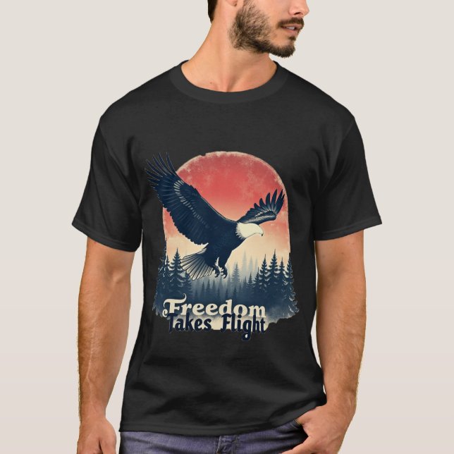 T-shirt La liberté prend son envol (Devant)