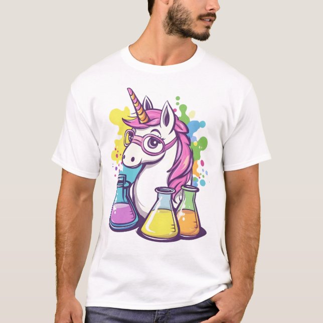 T-shirt La Licorne Scientifique (1) (Devant)
