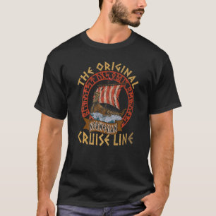 T-shirt La ligne de croisière norvégienne d'origine Viking