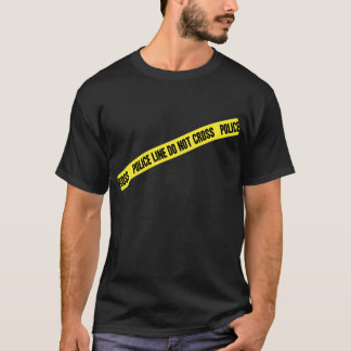 T-shirt La ligne de police NE CROISENT PAS