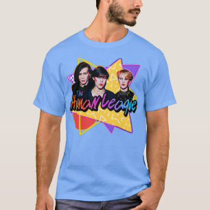 T-shirt La Ligue Humaine 80s Retro Style Design