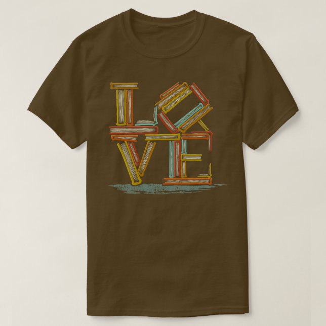 T-shirt La littérature de l'amour (Design devant)