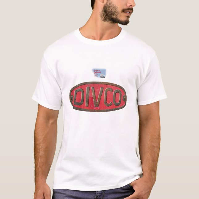 T-shirt La livraison de camion de lait de DIVCO (Devant)