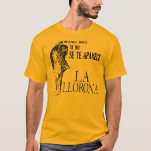 T-shirt La Llorona Espagnol Long Manche