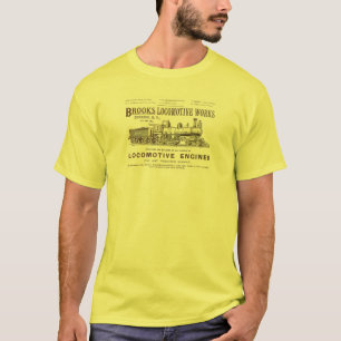T-shirt La locomotive à vapeur de ruisseaux fonctionne