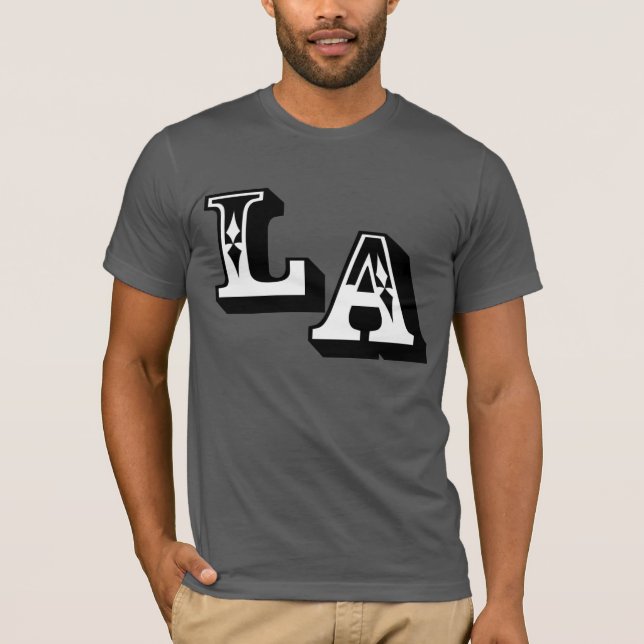 T-shirt ・° ♥ LA Logo Style Bella Canvas Tee de base§° ・ (Devant)