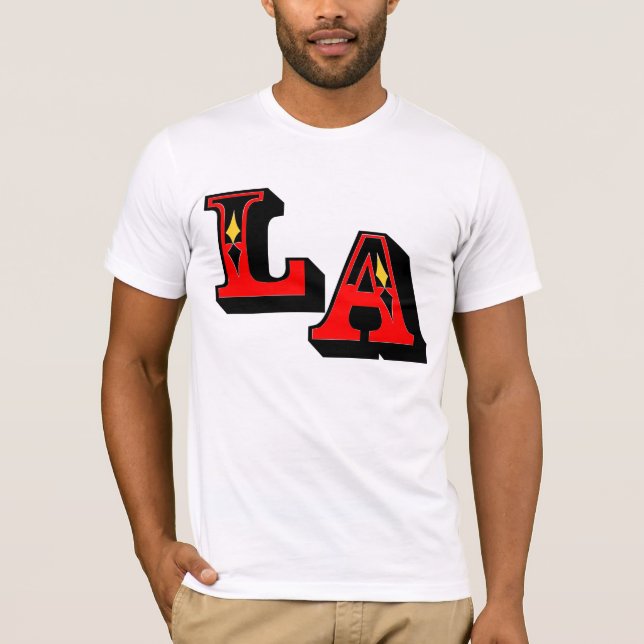 T-shirt ・° ♥ LA Logo Style Bella Canvas Tee de base§° ・ (Devant)