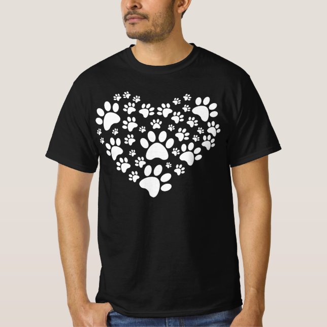 T-shirt La Loi de Dog paws (Devant)