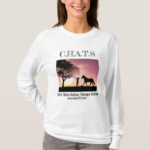 T-shirt La longue chemise à manches de la femme