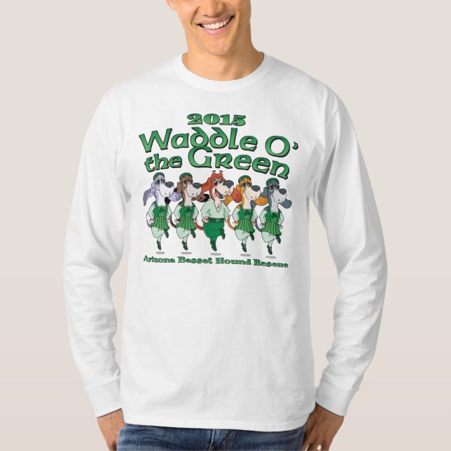 T-shirt La longue chemise de la douille de 2015 hommes (Devant)