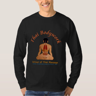 T-shirt la longue douille des hommes thaïlandais de