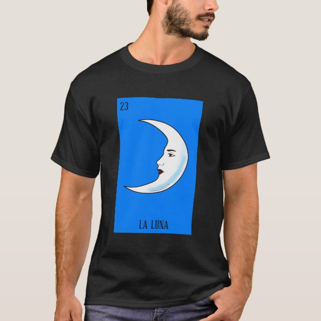 T-shirt La Loterie Mexicaine La Luna La Lune Jeu De Lune M (Devant)