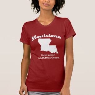 T-shirt La Louisiane - bain venu la belle Nouvelle-Orléan