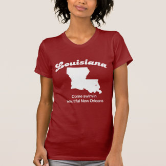 T-shirt La Louisiane - bain venu la belle Nouvelle-Orléans