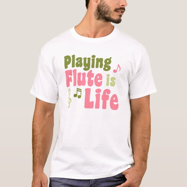 T-shirt La lueur est la vie (Devant)
