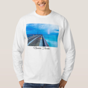 T-shirt La Lumière À Navarre Beach Pier Longues Manche Che