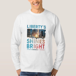 T-shirt La lumière de la liberté brille