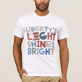 T-shirt La lumière de la liberté brille