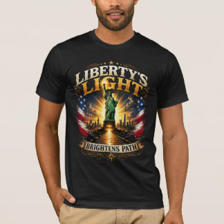 T-Shirt "La lumière de la liberté éclaire le chemi