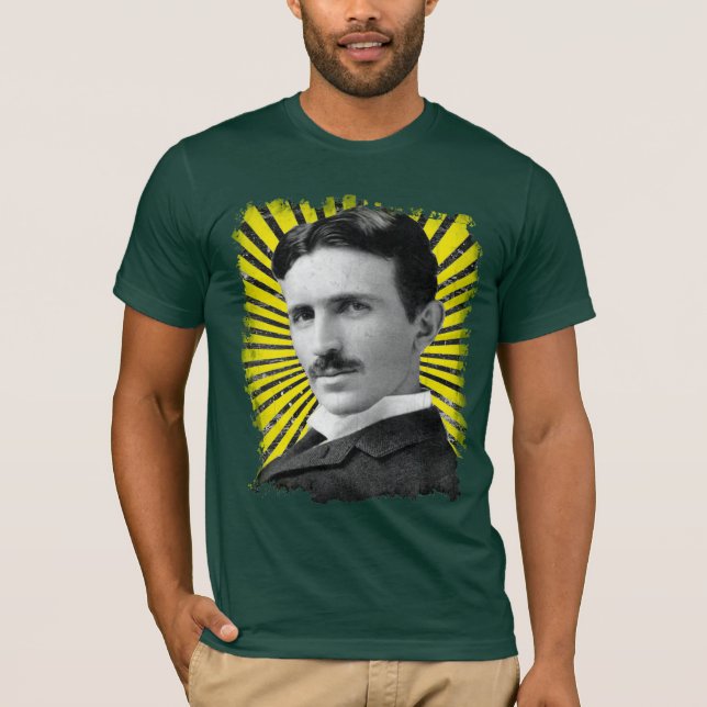 T-shirt La lumière de Tesla (Devant)