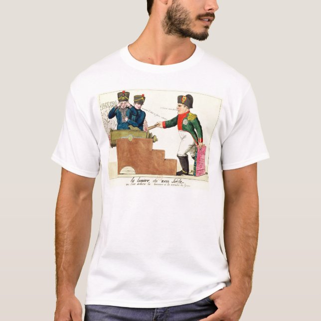 T-shirt La lumière du 19ème siècle, 1815 (Devant)