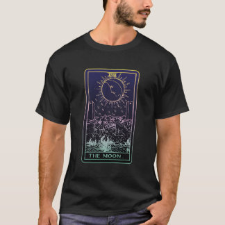 T-shirt La Lune Carte Tarot Sorcière esthétique Witchy Maj