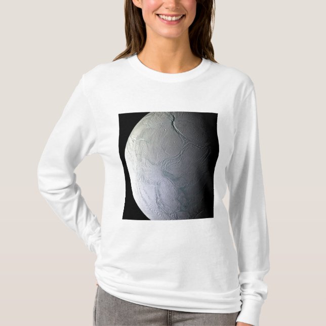 T-shirt La lune de Saturne Encelade (Devant)