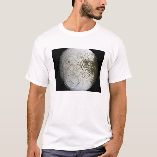 T-shirt La lune de Saturne Iapetus 2 (Devant)